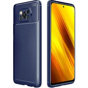 Xiaomi Poco X3 Pro Karbon Görünüm Negro Silikon Kılıf Ekran Koruyucu