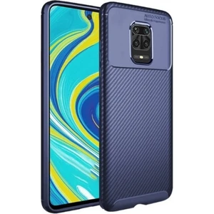 Xiaomi Redmi Note 9s Karbon Görünüm Negro Silikon Kılıf Ekran Koruyucu