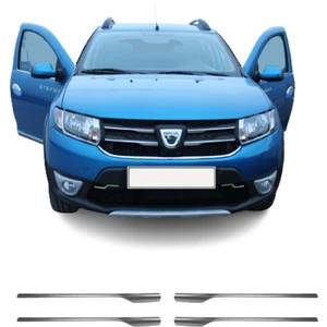 A&G Tuning Dacia Sandero Krom Ön Panjur (4parça) 2012-2016 Paslanmaz Çelik