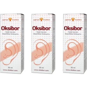 Abfen Farma Oksibor Kulak Damlası 3 Kutu