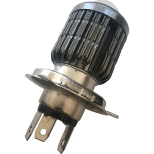 LED Far Ampül Metal Gövde Füme Kasa H-4 Uzun Kısa Vardır