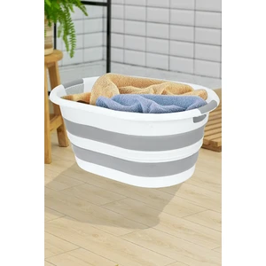 Meleni Home Katlanabilir Silikon Çamaşır Sepeti - Vip Katlanır Akordiyon Sepet Çamaşır Selesi