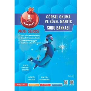 Nartest Yayınevi 8. Sınıf Mod Görsel Okuma ve Sözel Mantık Soru Bankası