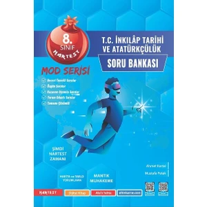 Nartest Yayınevi 8. Sınıf Mod T.C. İnkılap Tarihi ve Atatürkçülük Soru Bankası