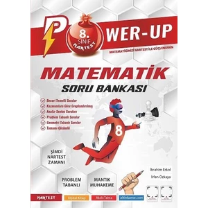 Nartest Yayınevi 8. Sınıf Power-Up Matematik Soru Bankası