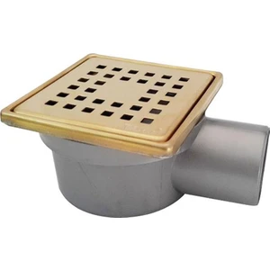 10X10 Altın Çelik Kare Izgaralı Yer Süzgeci 1041-1285022-71