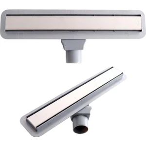 Line 4s Plain 40CM Izgaralı Krom Duş Kanalı 1154-2354022-01