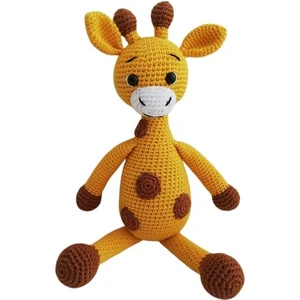 Oyuncak Park Şirin Zürafa Uyku Arkadaşı Amigurumi Organik Oyuncak