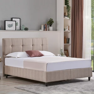 Bedding Lento Baza - Arges Başlık 2'li Set - Bej -140X190