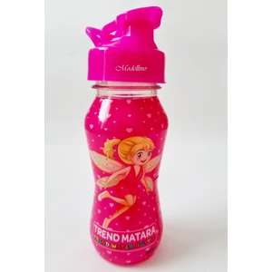 Lisanslı Butterfly Girl Pembe Trend 350CC Şeffaf Matara Suluk