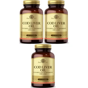 Cod Liver Oil 100 Kapsül 3 Adet