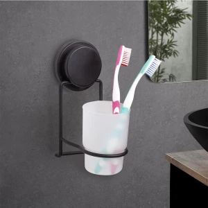 Okyanus Home Magic Fix Sihirli Yapışkan Siyah Diş Fırçalık