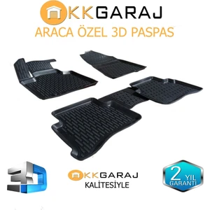 KK Garage Volkswagen Passat B7 2011-2015 Araca Özel 3D Paspas