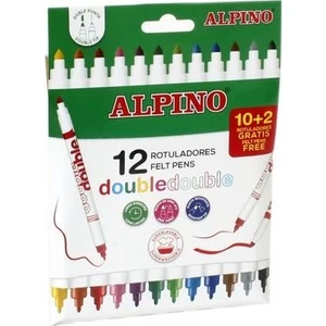 Keçeli Kalem 12 Li  Double AR2013  Alpıno