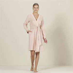 Floss Kadın Bornoz Acık Somon