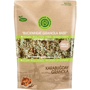 Glutensiz Fabrika Yulaf Karabuğday Granola 300 gr Fındık ve Kakolu