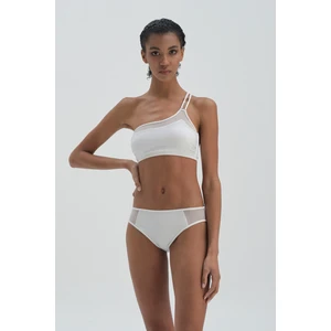 Beyaz Normal Bel Bikini Alt