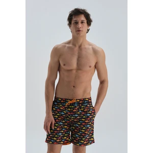 Lacivert Mıcro Orta Balık Des. Şort