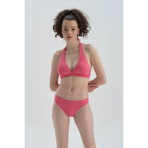 Fuşya Normal Bel Bikini Alt