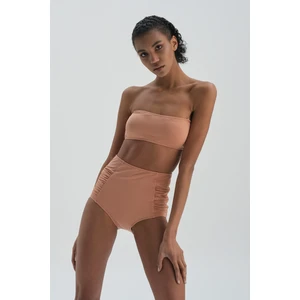 Somon Toparlayıcı Yüksek Bel Bikini Alt
