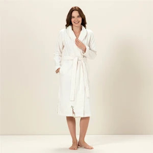 Giraffe Kadın Bornoz Ekru