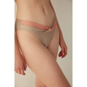 Çok Renkli Amelie Bikini Altı Bej