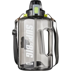 Açık Saman Su Bardağı Fitness Su Isıtıcısı Uzay Kupası Çift Kullanımlı Halat Spor Şişesi 2500 ml. (Yurt Dışından)