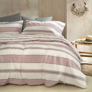 Bedding Silva Tek Kişilik İpliği Boyalı Nevresim Takımı - Kırmızı