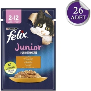Tavuklu Yavru Kedi Konservesi 85GR x 26 Adet