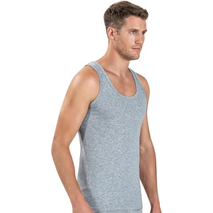 Erkek Gri Melanj Pamuklu Atlet 110