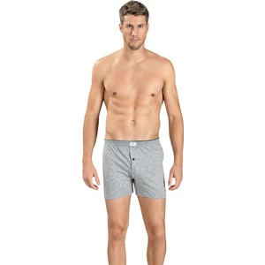 Erkek Açık Gri Pamuklu Boxer 127