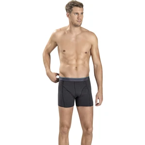 Erkek Füme Pamuklu Likralı 3'lü Boxer 267