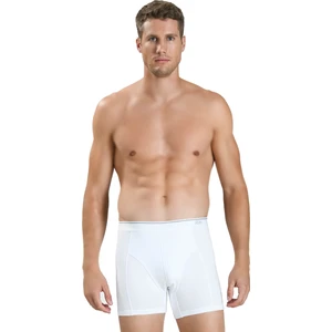 Erkek Beyaz Pamuklu Likralı 3'lü Boxer  267