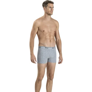Erkek Gri Melanj Pamuklu Likralı Boxer 156