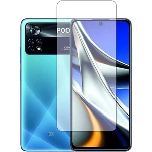 Xiaomi Poco X4 Pro 5g Kılıf Negro Karbon Desen Silikon + Temperli Kırılmaz Cam
