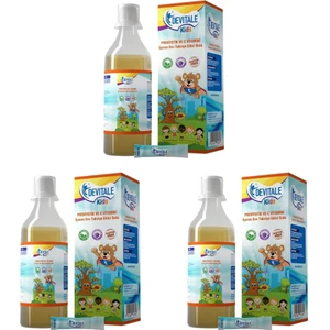 Kids Prebiyotik ve C Vitamini Içeren Takviye Gıda 3 Adet