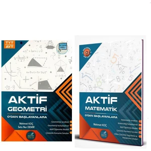 Aktif Öğrenme TYT Matematik ve Geometri 0'dan Başlayanlara Seti 2 Kitap