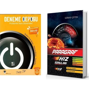 Hız ve Renk Yayınları Paragraf Soru Bankası ve Deneme Deposu Problemler Konu Denemeleri Seti 2 Kitap