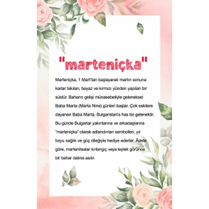 Tellgraf Reklam Hizmetleri Marteniçka Kartı (5,5x8,5 cm 100 Adet) Ipsizdir