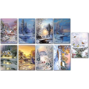Tellgraf Reklam Hizmetleri Yılbaşı Kartpostal Seti 10X15 cm
