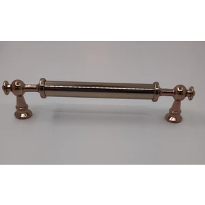 Mutfak Dolap Çekmece Kapak Mobilya Kulbu 128 mm Lüks Metal Kulp (Bronz Renk)