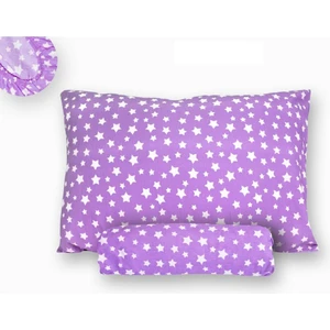Lastikli Çarşaf ve Yastık Kılıfı Yıldız Desenli