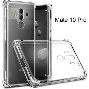 Huawei Mate 10 Pro Uyumlu Kılıf Case, Şeffaf Ultra Koruma Hard Transparent Ultra Protected