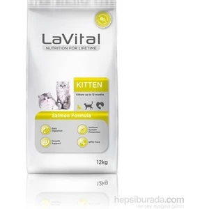 La Vital Kitten Somonlu Yavru Kedi Maması 12 kg