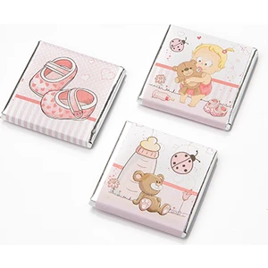 Bebekli Pembe Madlen Çikolata (Sütlü)