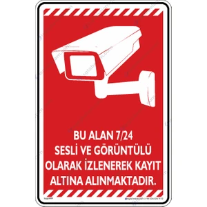 Bu Alan 7/24 Sesli ve Görüntülü Olarak Izlenerek Kayıt Altına Alınmaktadır