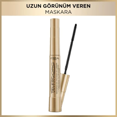 Telescopic Siyah Uzun Görünüm Veren