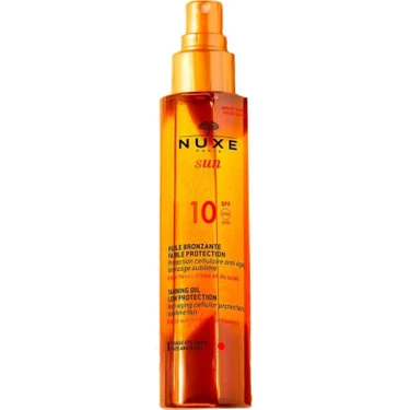 Nuxe Sun Bronzlaştırıcı Yüz ve Vücut Yağı SPF10