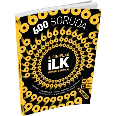 Hız Yayınları 600 Soruda 6. Sınıflar Ilk Dönem