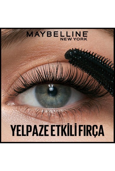 Maybelline New York Lash Sensational Yelpaze Etkili Intense Black Maskara - Ekstra Siyah